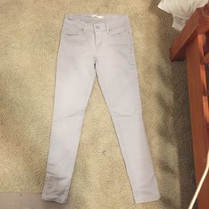 Purple grey 711 levis skinny jeans